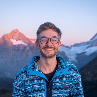 Grant Sloane in the mountains