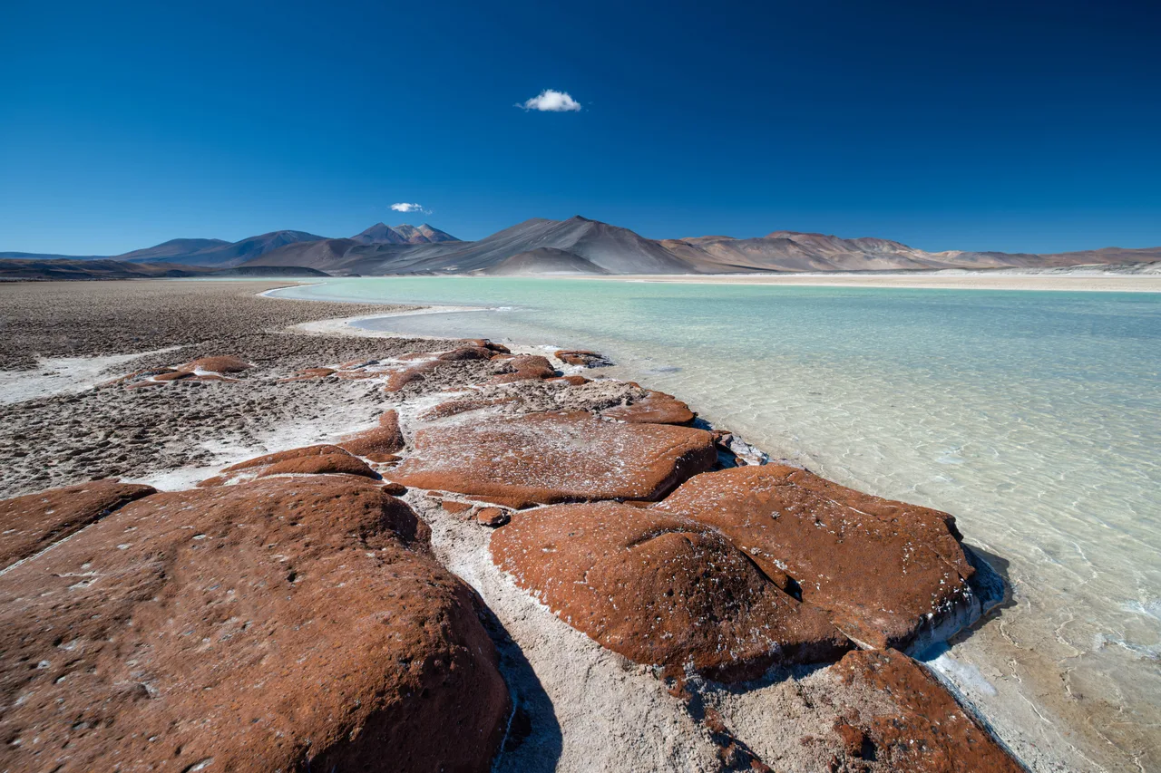 Salt Lagoon — Atacama, Chile